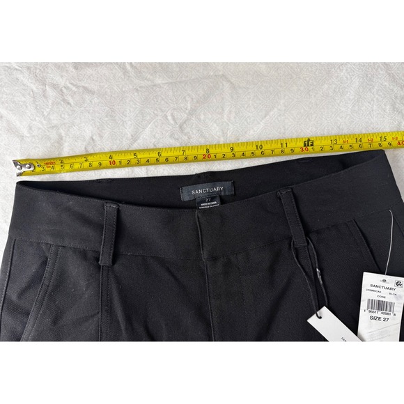 Sanctuary Black Cargo Pants Cropped Ankle Length Size 27 - Picture 11 of 12